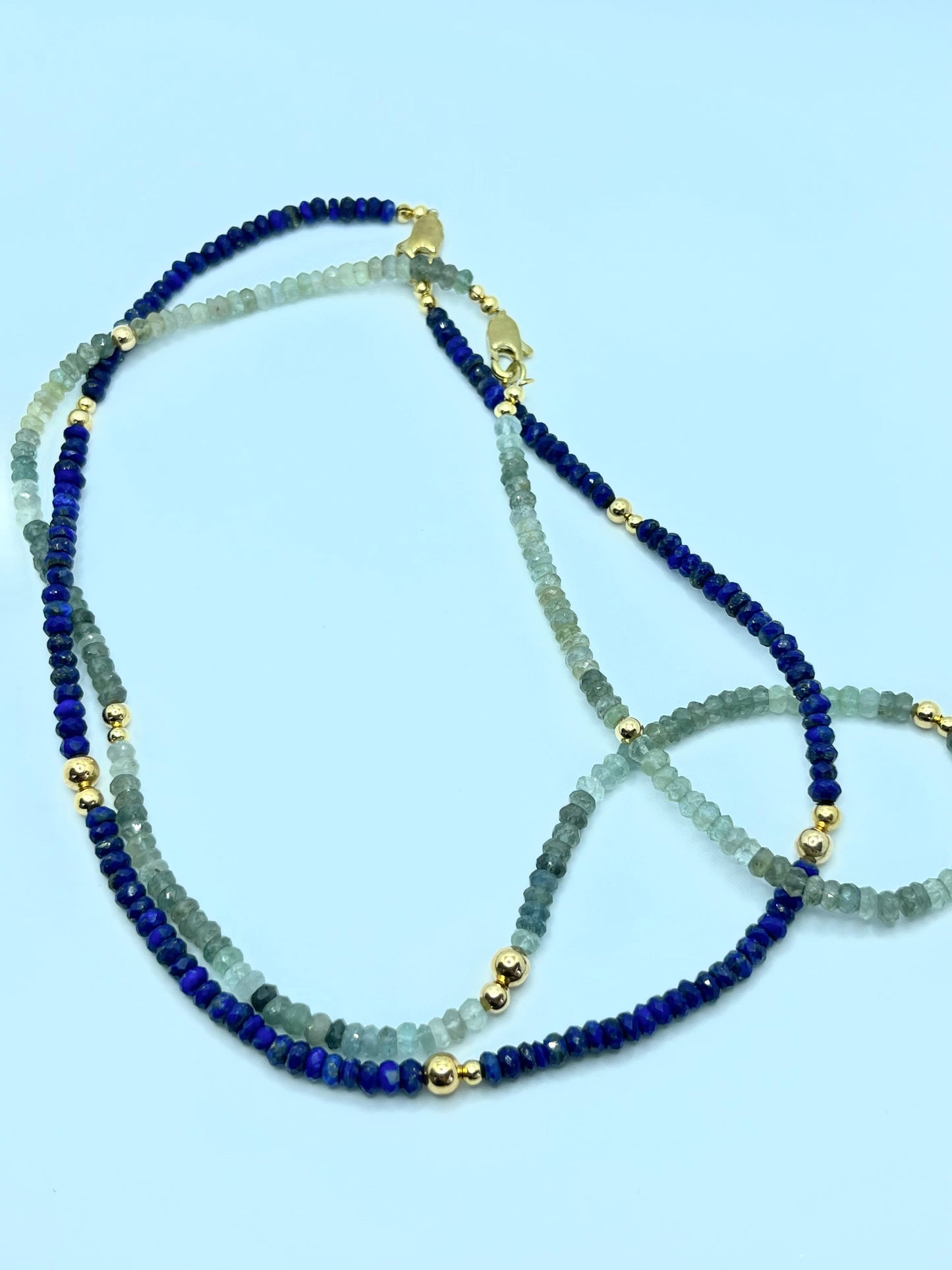 Aquamarine Gemstone Necklace