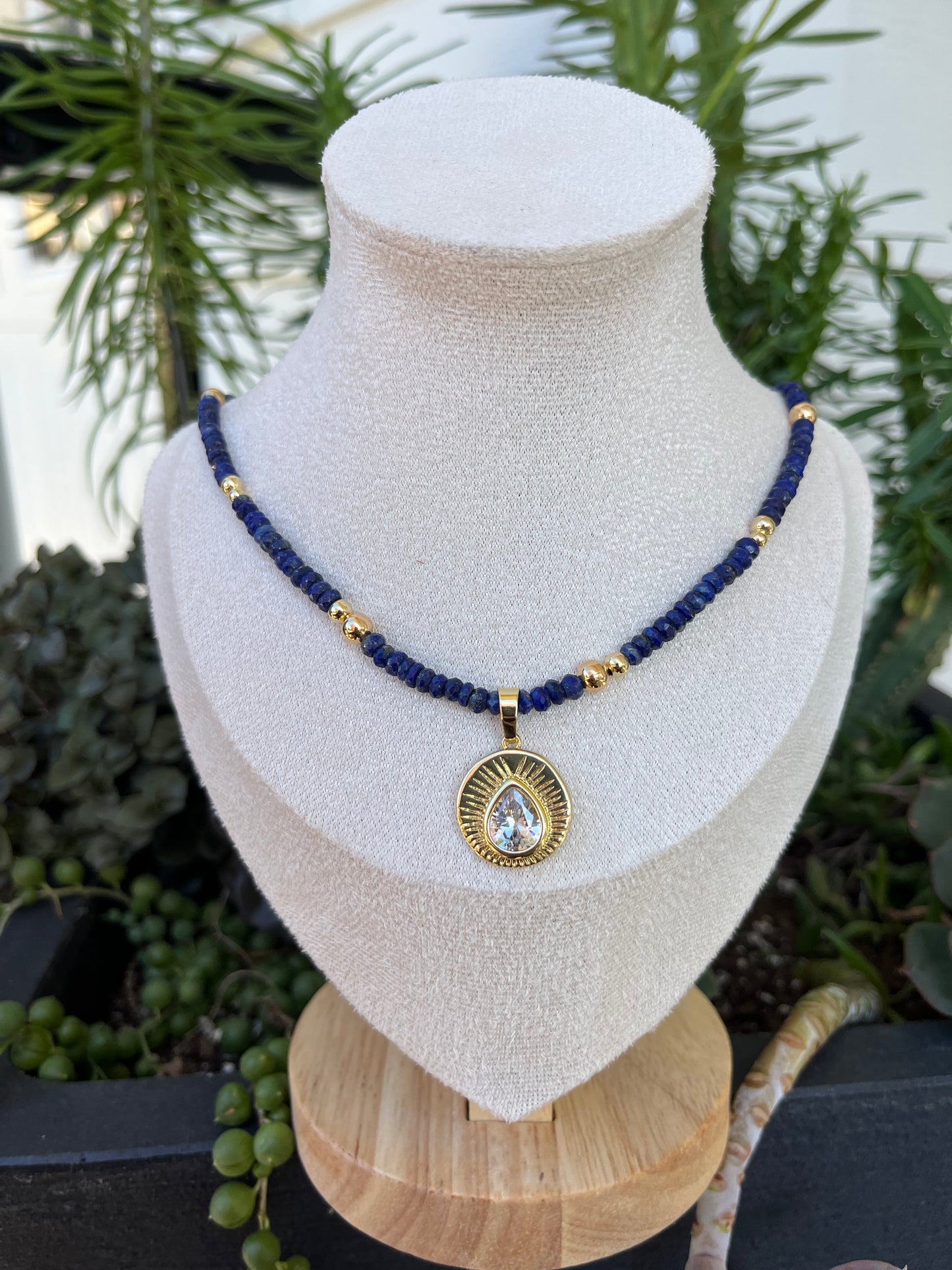 Lapis Pendant Necklace