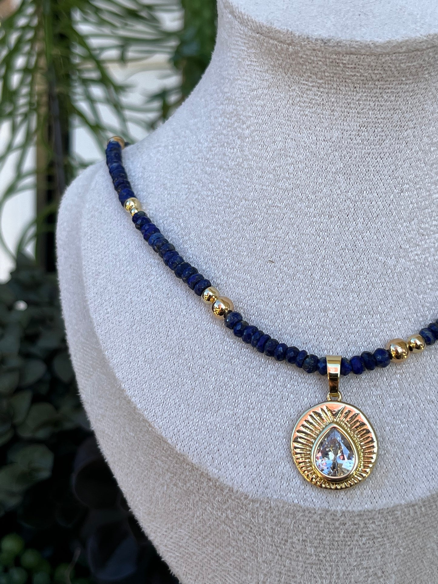 Lapis Pendant Necklace