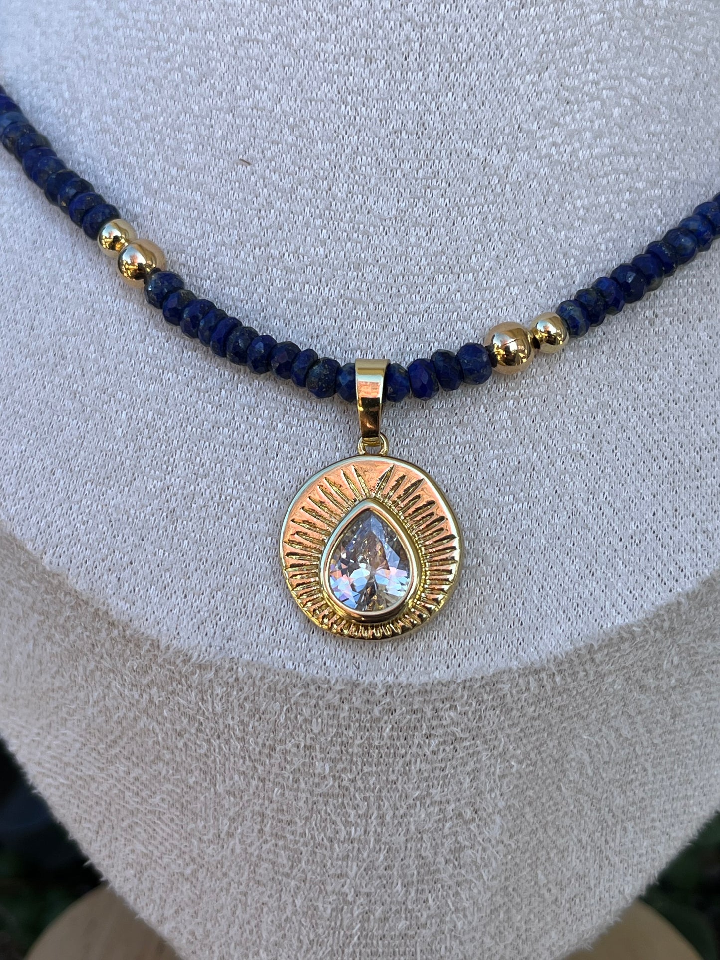 Lapis Pendant Necklace