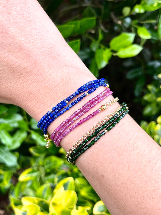 Gemstone Wrap Bracelet