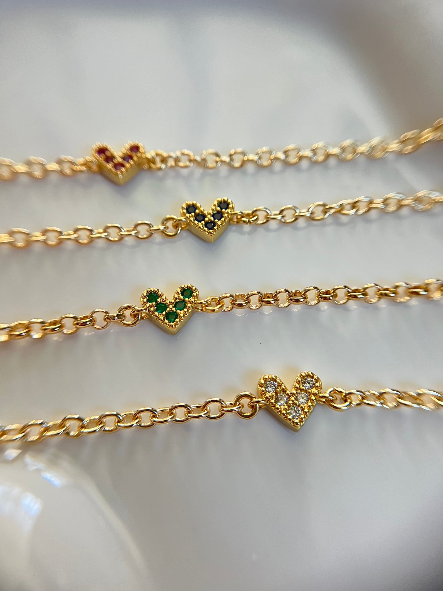 Heart Chain Bracelet